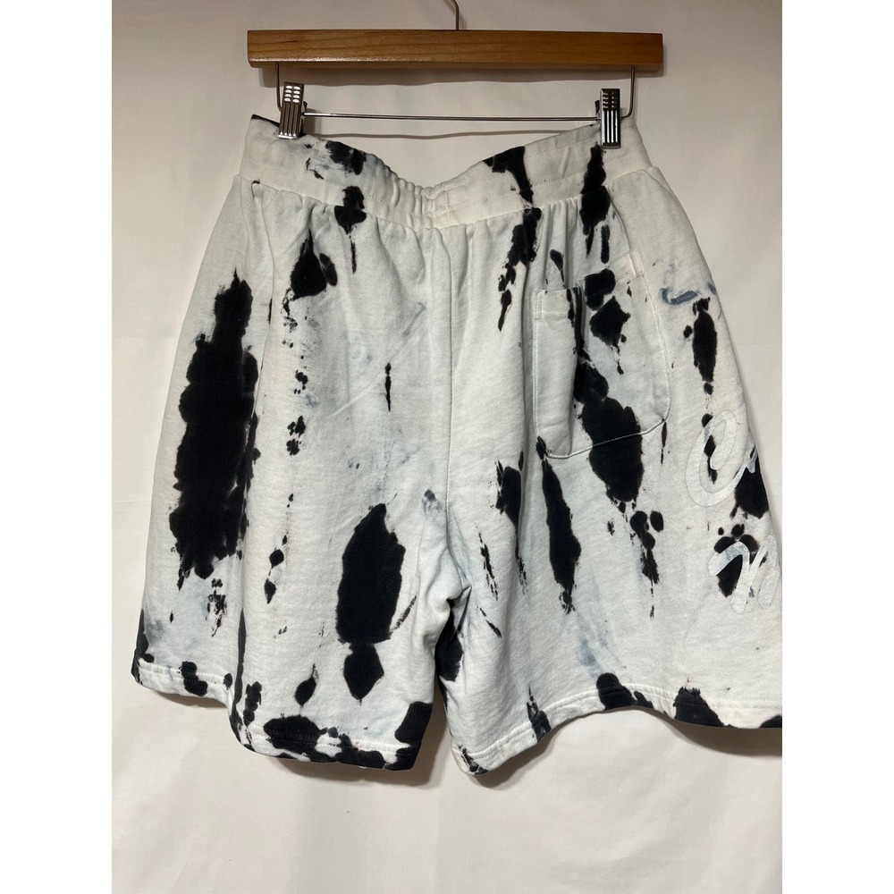 Chinatown Market Smiley Bear Basketball Tie Dye Shorts Men's L Grey - Picture 4 of 4